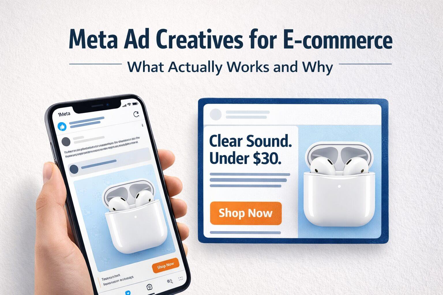 Meta Ad Creatives for E-commerce: What Actually Works and Why