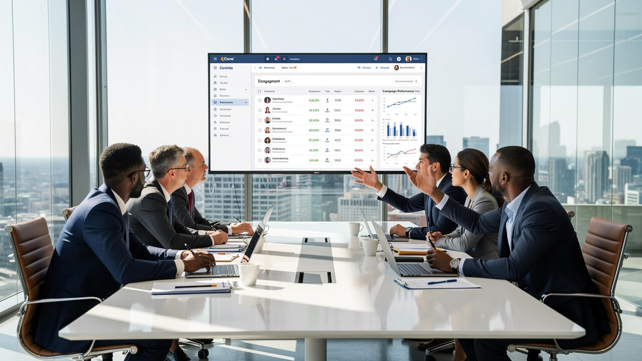 Team analyzing Custom Audiences for retargeting campaigns