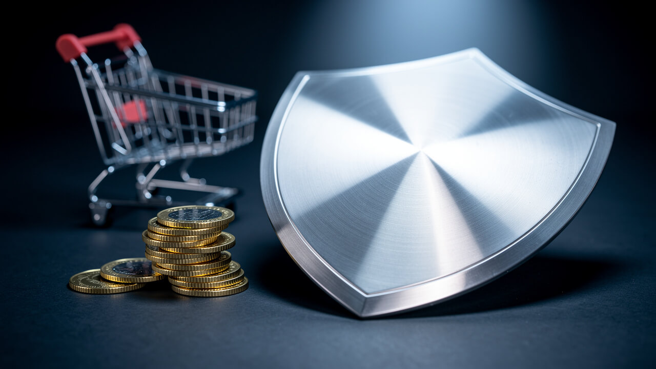 Shield symbolizing ad spend protection for Canadian businesses