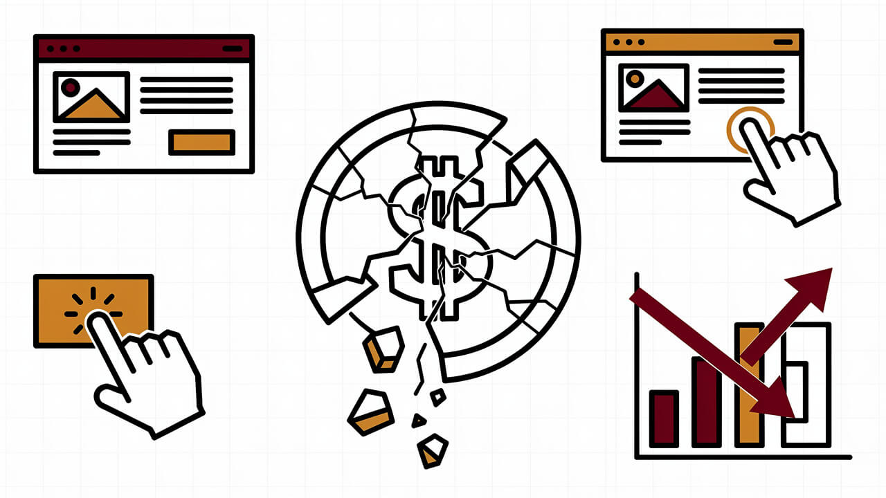 Paid advertising budget cracking due to ad blocker revenue loss