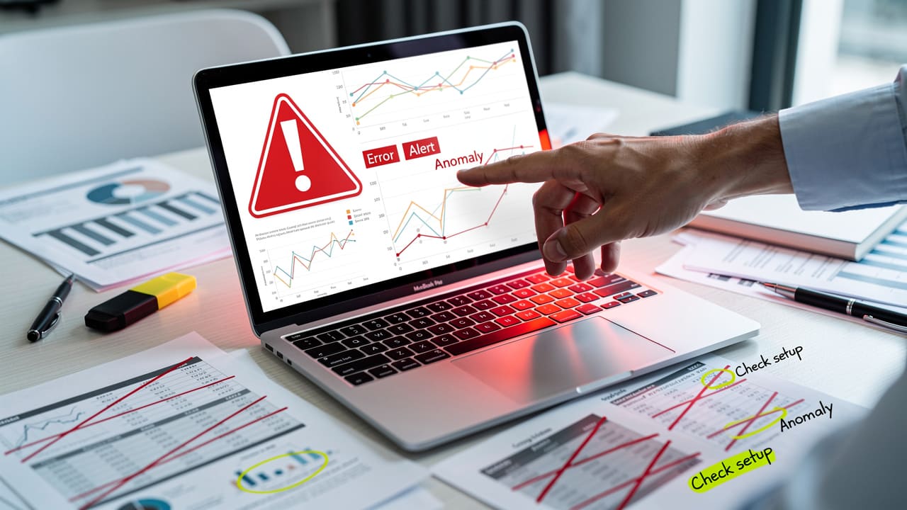 Identifying common data quality errors in advertising campaign setup