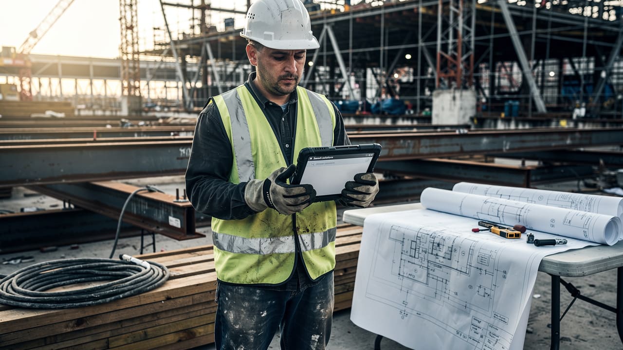 Professional searching for solutions online at a job site