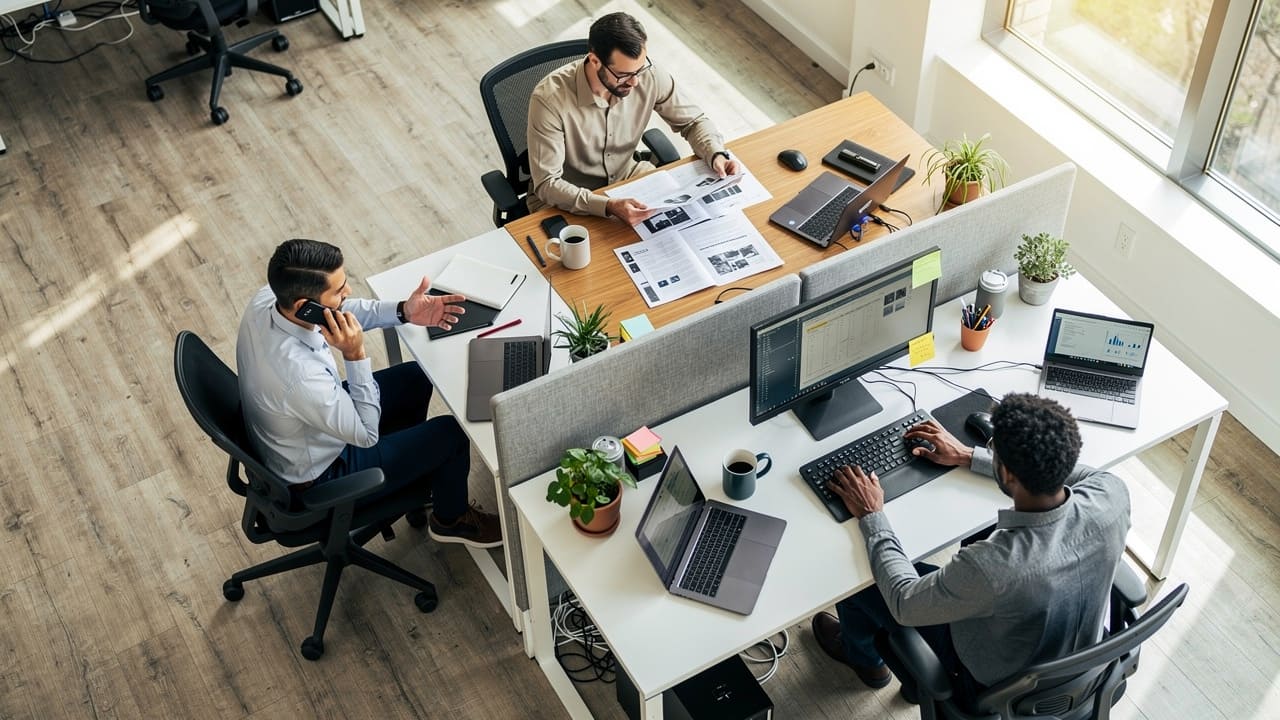 Integrated team handling multiple digital marketing channels
