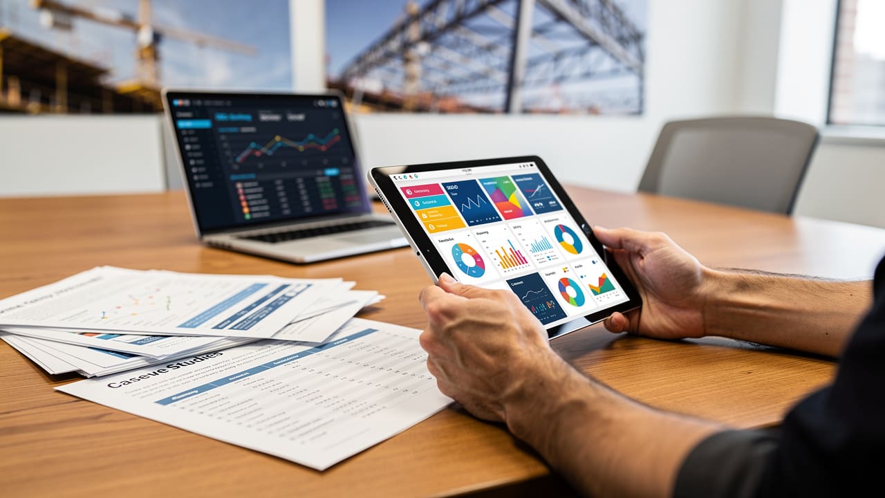Prospect researching solutions with case studies and analytics