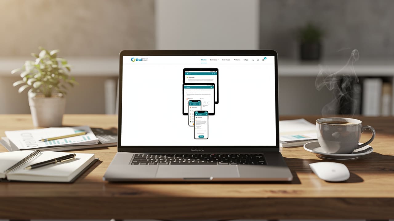 Website displaying across multiple devices showing responsive design investment