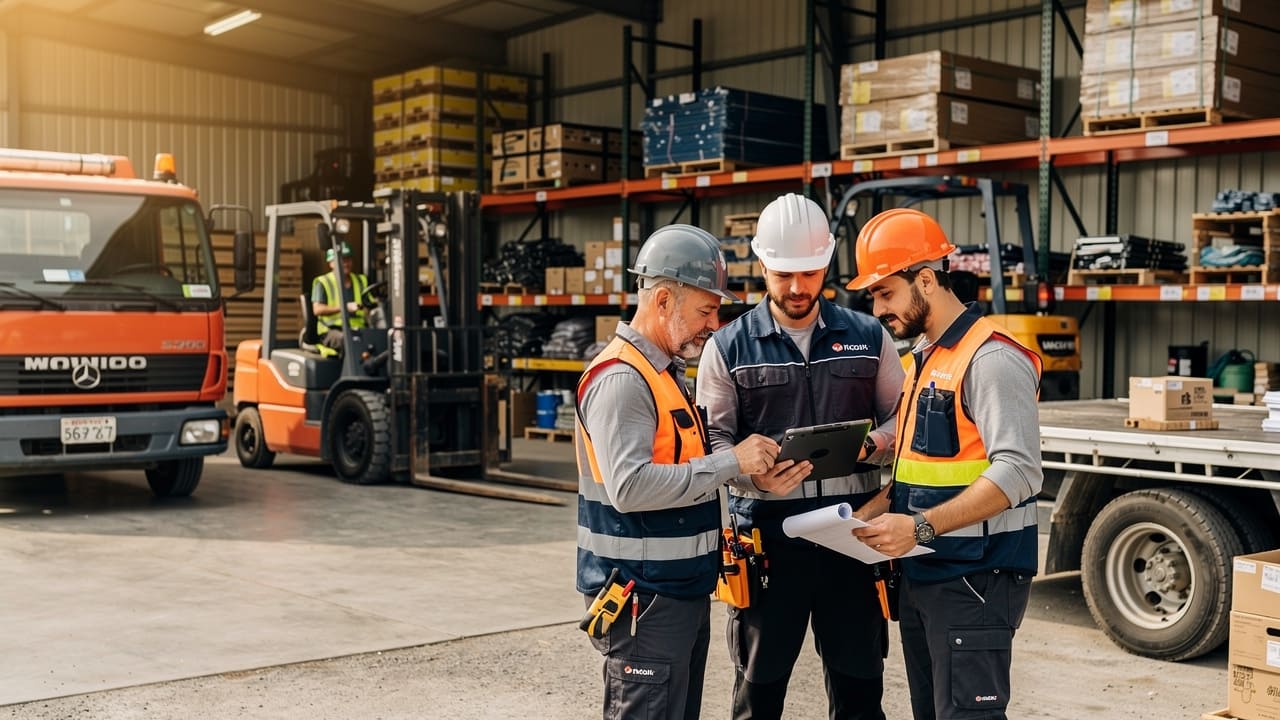 Growing construction company executing multiple projects with consistent workflow
