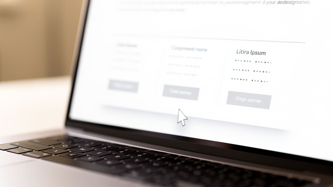Website footer area on professional business site