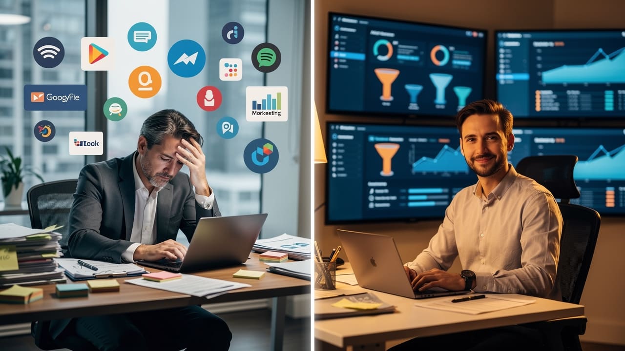 Comparison of fragmented versus unified marketing strategy approaches